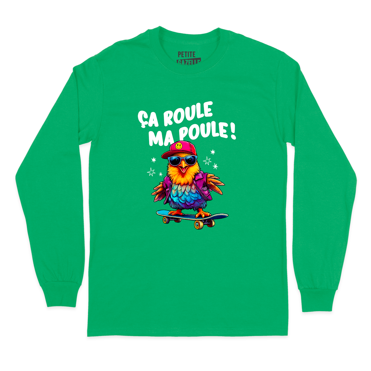 T-SHIRT À MANCHES LONGUES | Ça roule ma poule !