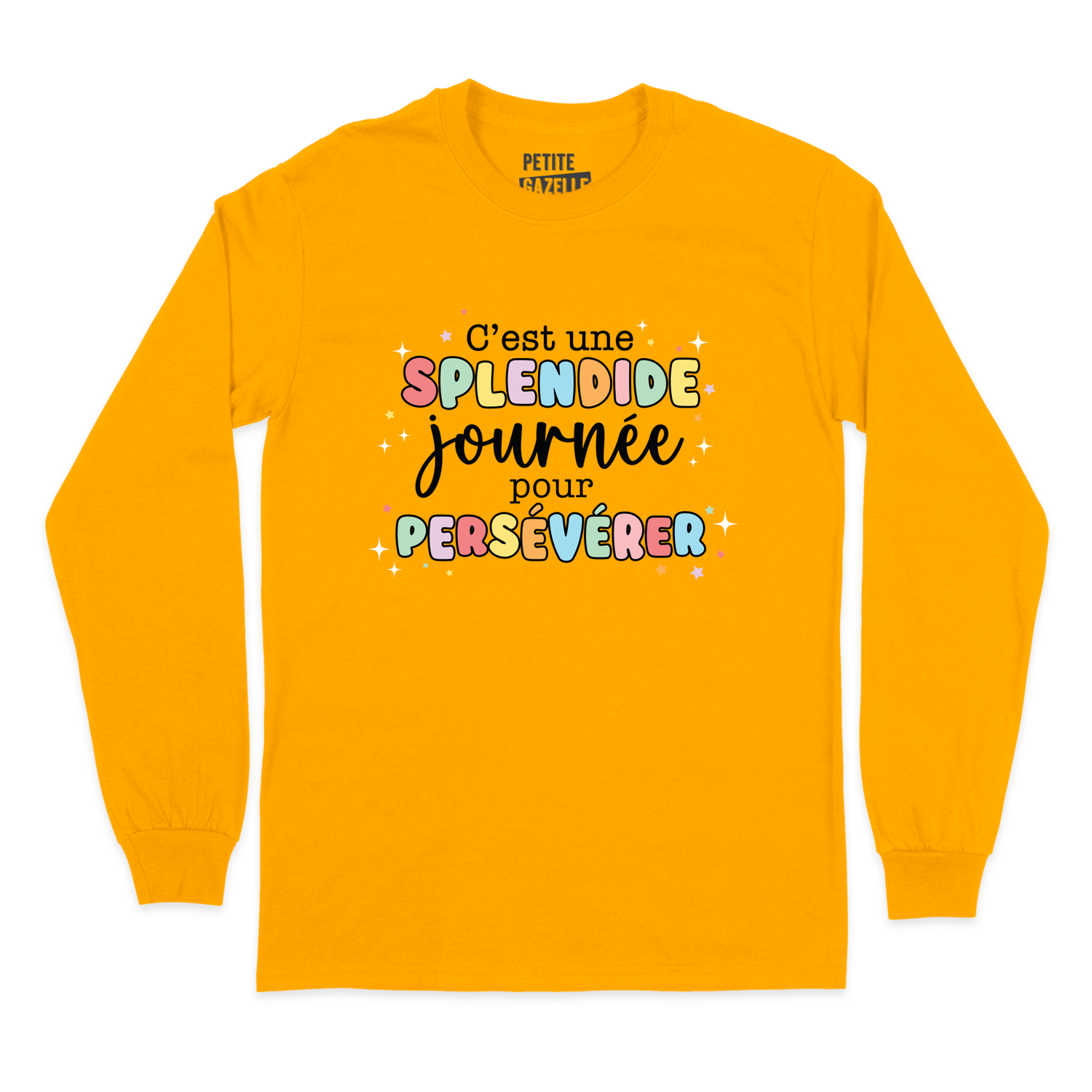 T-SHIRT À MANCHES LONGUES | C'est une splendide journée pour persévérer