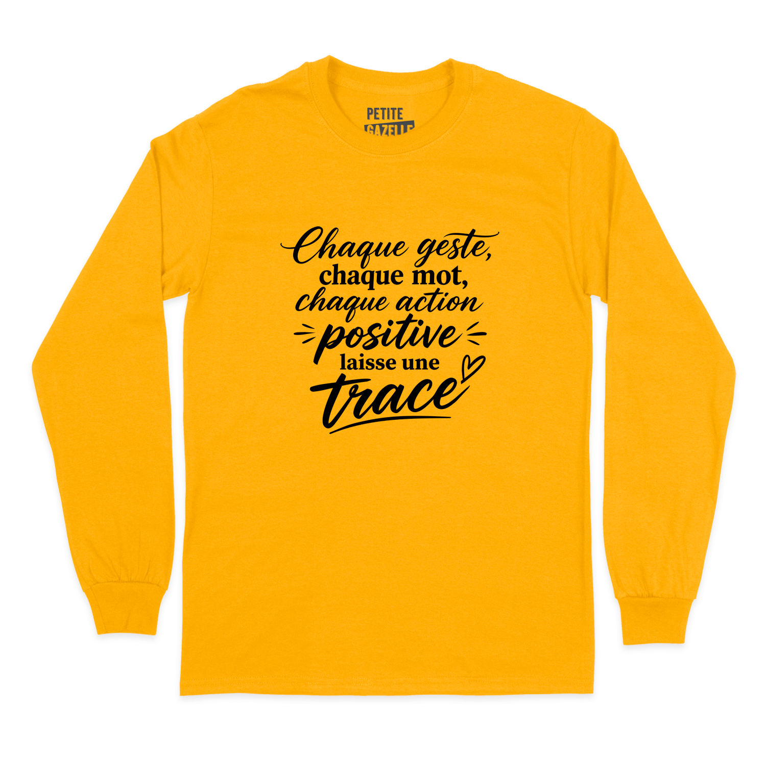 T-SHIRT À MANCHES LONGUES | Chaque geste