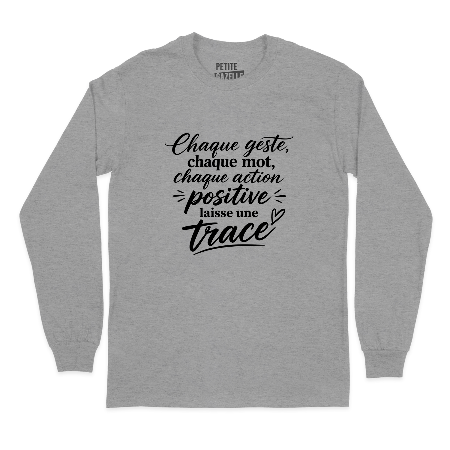 T-SHIRT À MANCHES LONGUES | Chaque geste