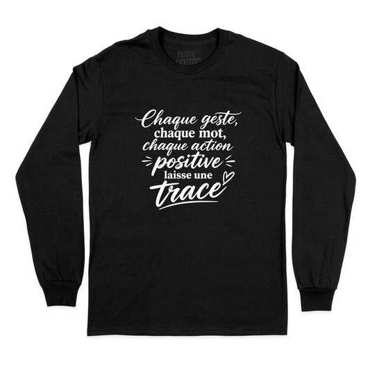 T-SHIRT À MANCHES LONGUES | Chaque geste