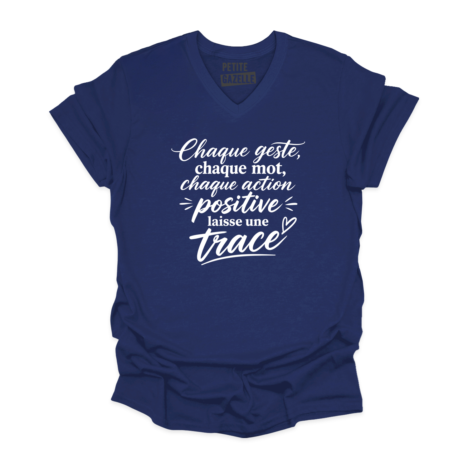 TSHIRT COL en V | Chaque geste