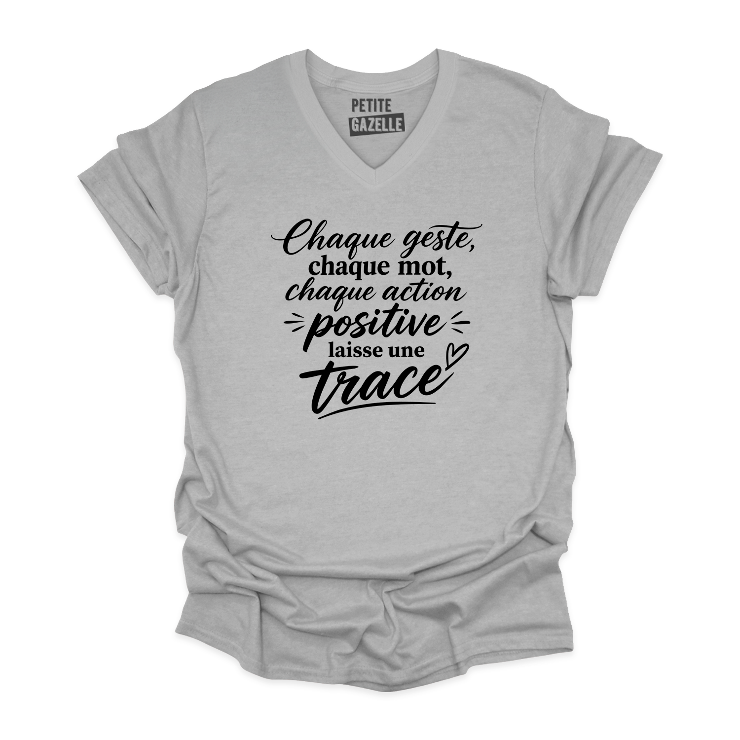 TSHIRT COL en V | Chaque geste