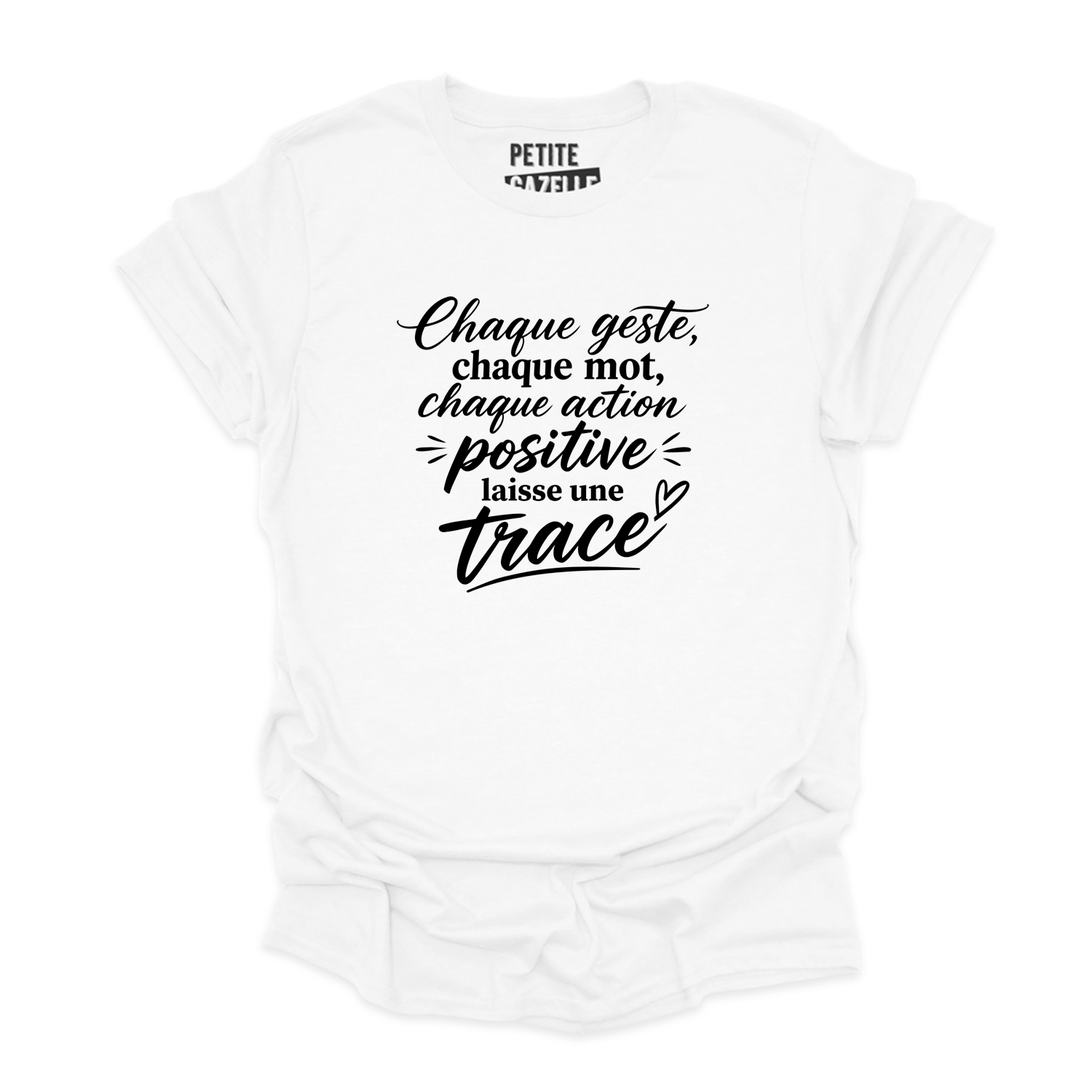 T-SHIRT COL ROND | Chaque geste