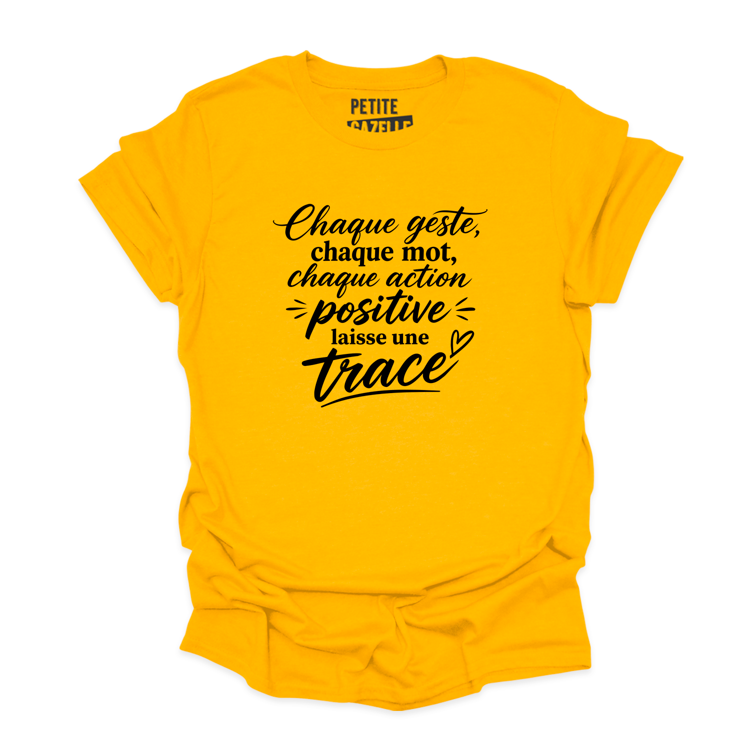 T-SHIRT COL ROND | Chaque geste