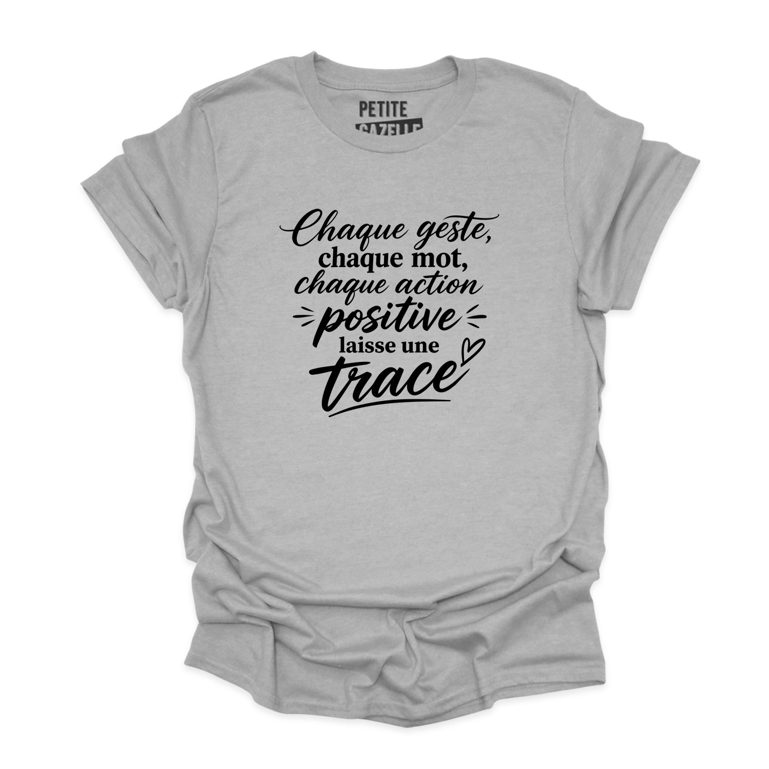 T-SHIRT COL ROND | Chaque geste