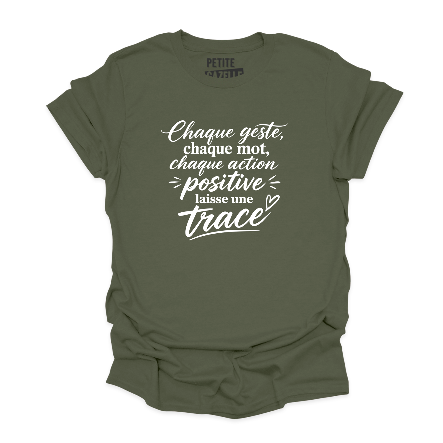 T-SHIRT COL ROND | Chaque geste