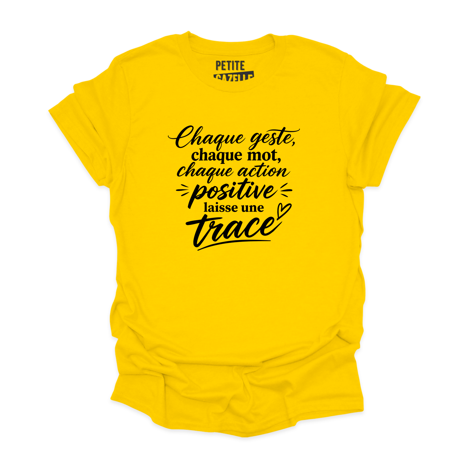 T-SHIRT COL ROND | Chaque geste