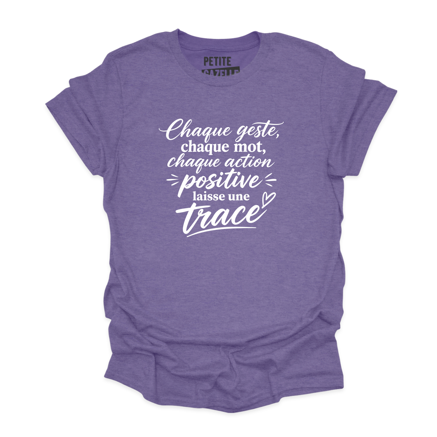 T-SHIRT COL ROND | Chaque geste