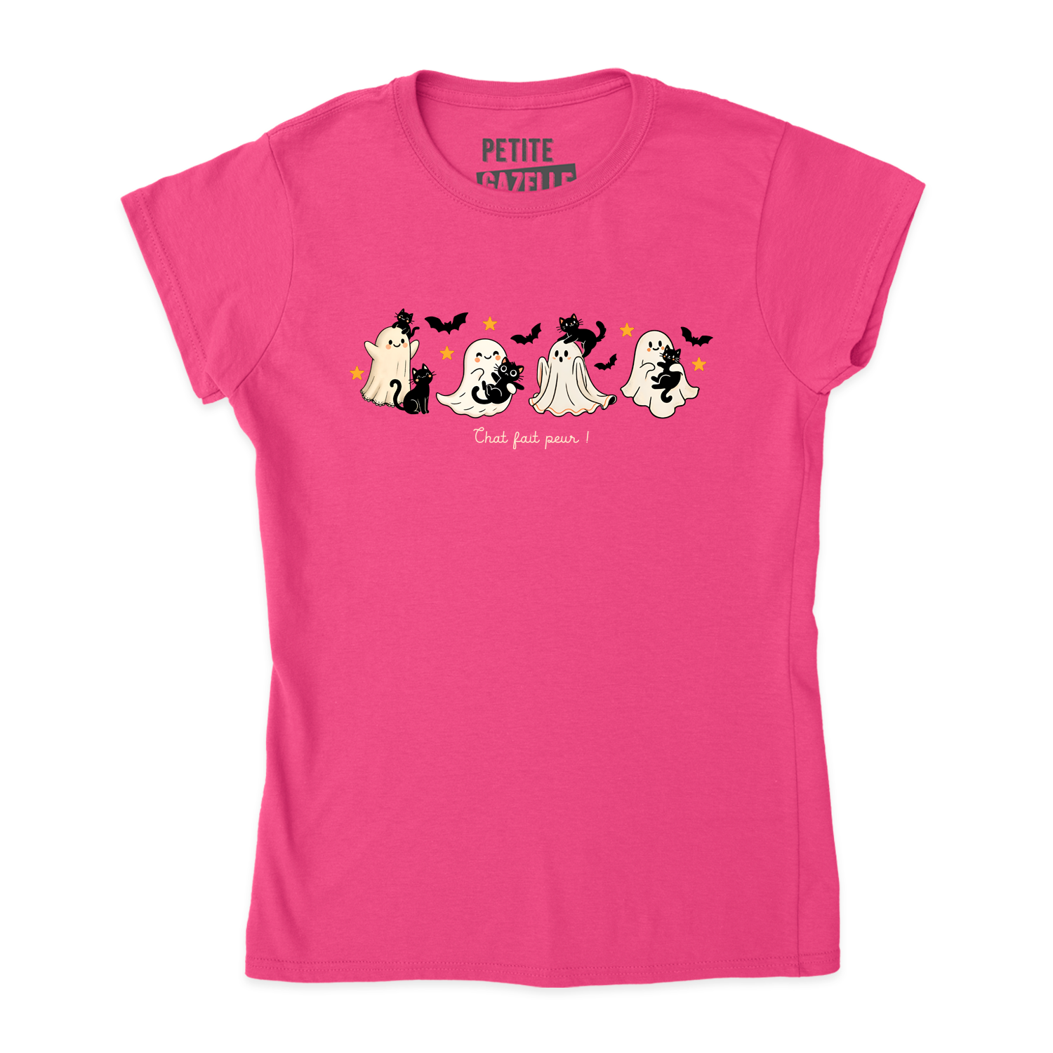 TSHIRT AJUSTÉ | Chat fait peur !