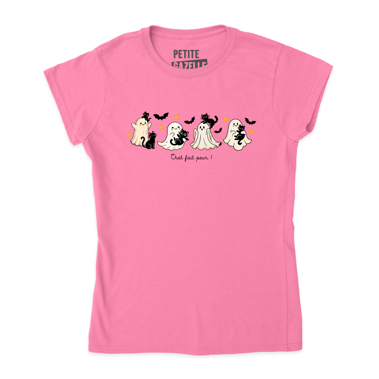 TSHIRT AJUSTÉ | Chat fait peur !