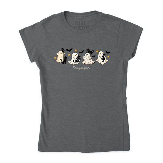 TSHIRT AJUSTÉ | Chat fait peur !