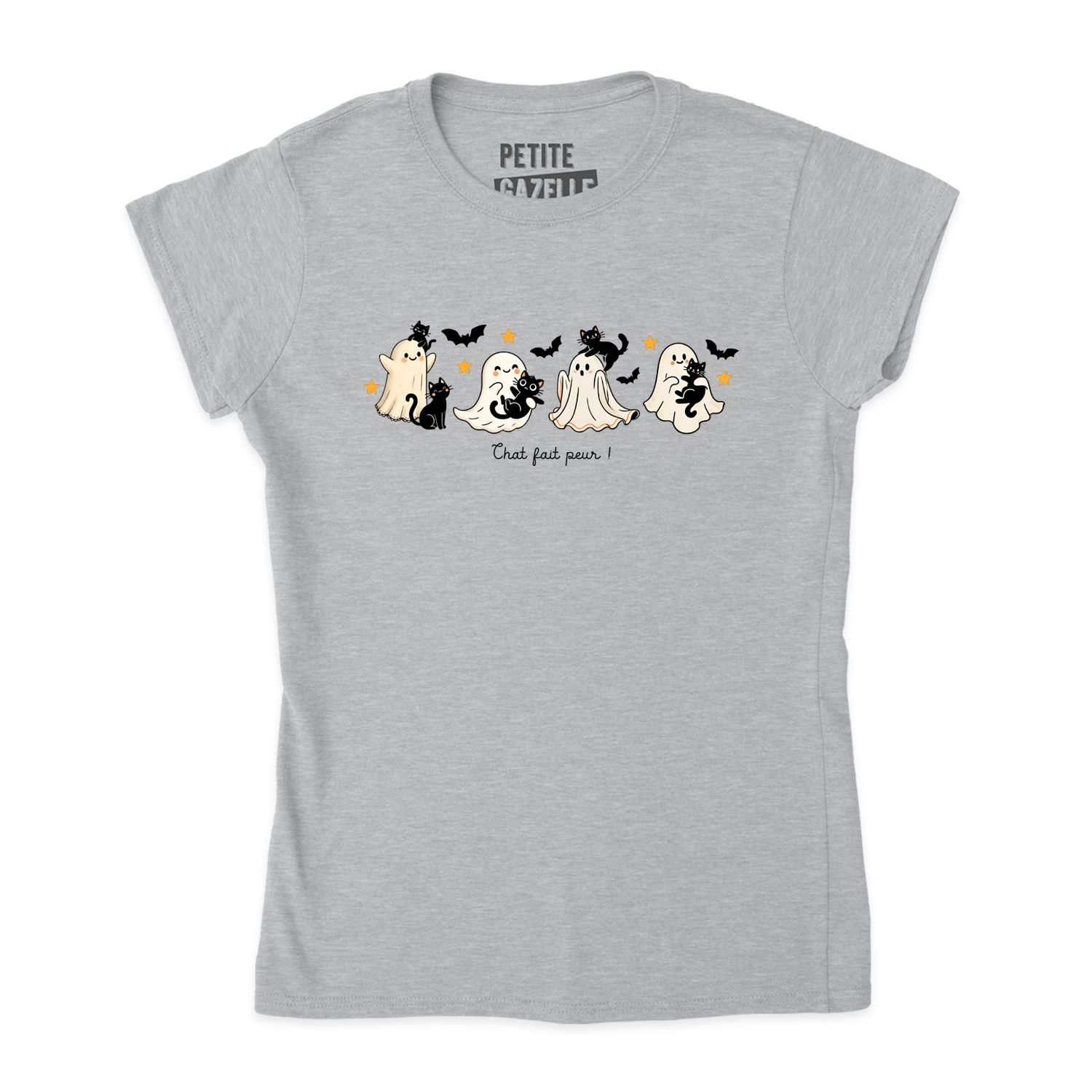 TSHIRT AJUSTÉ | Chat fait peur !