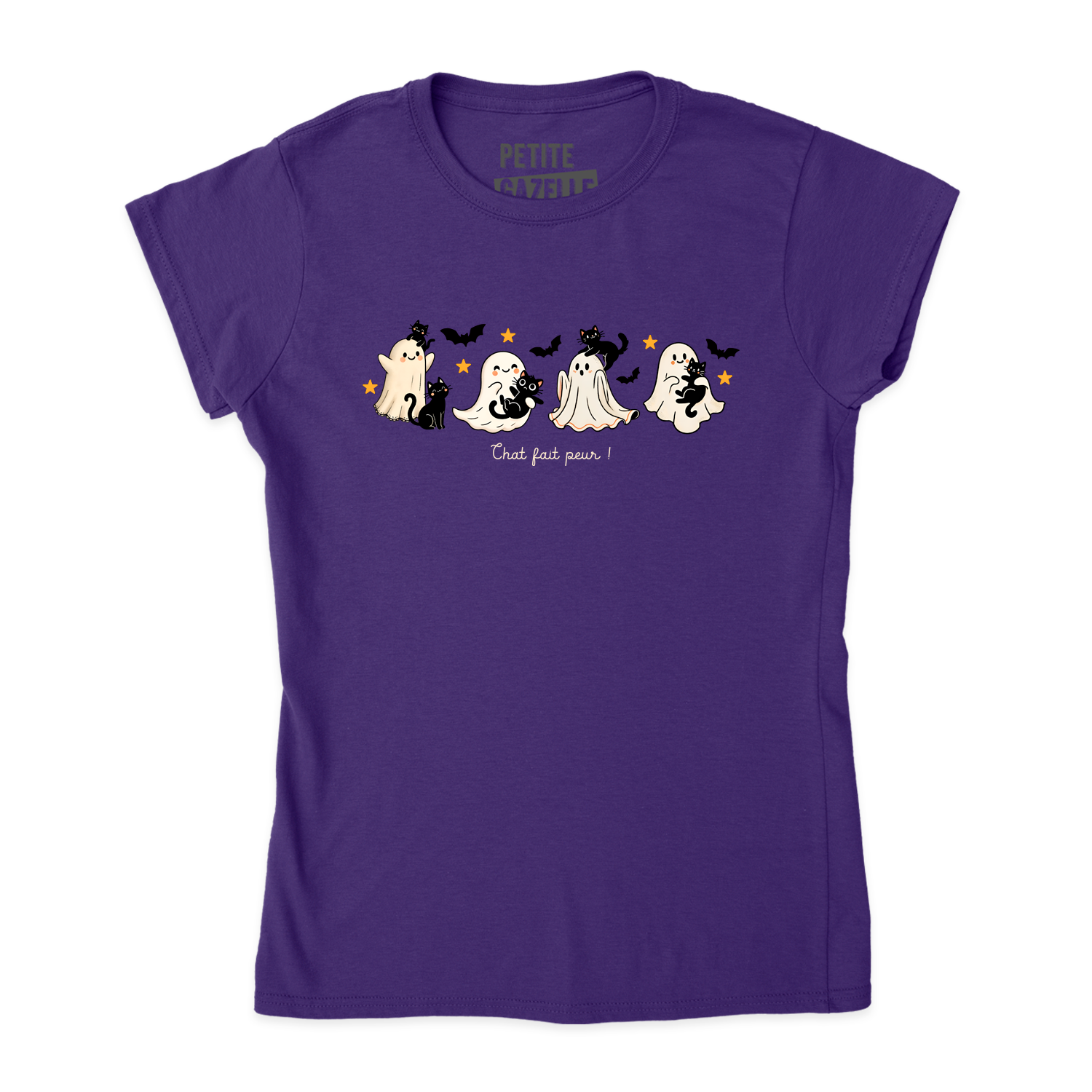 TSHIRT AJUSTÉ | Chat fait peur !