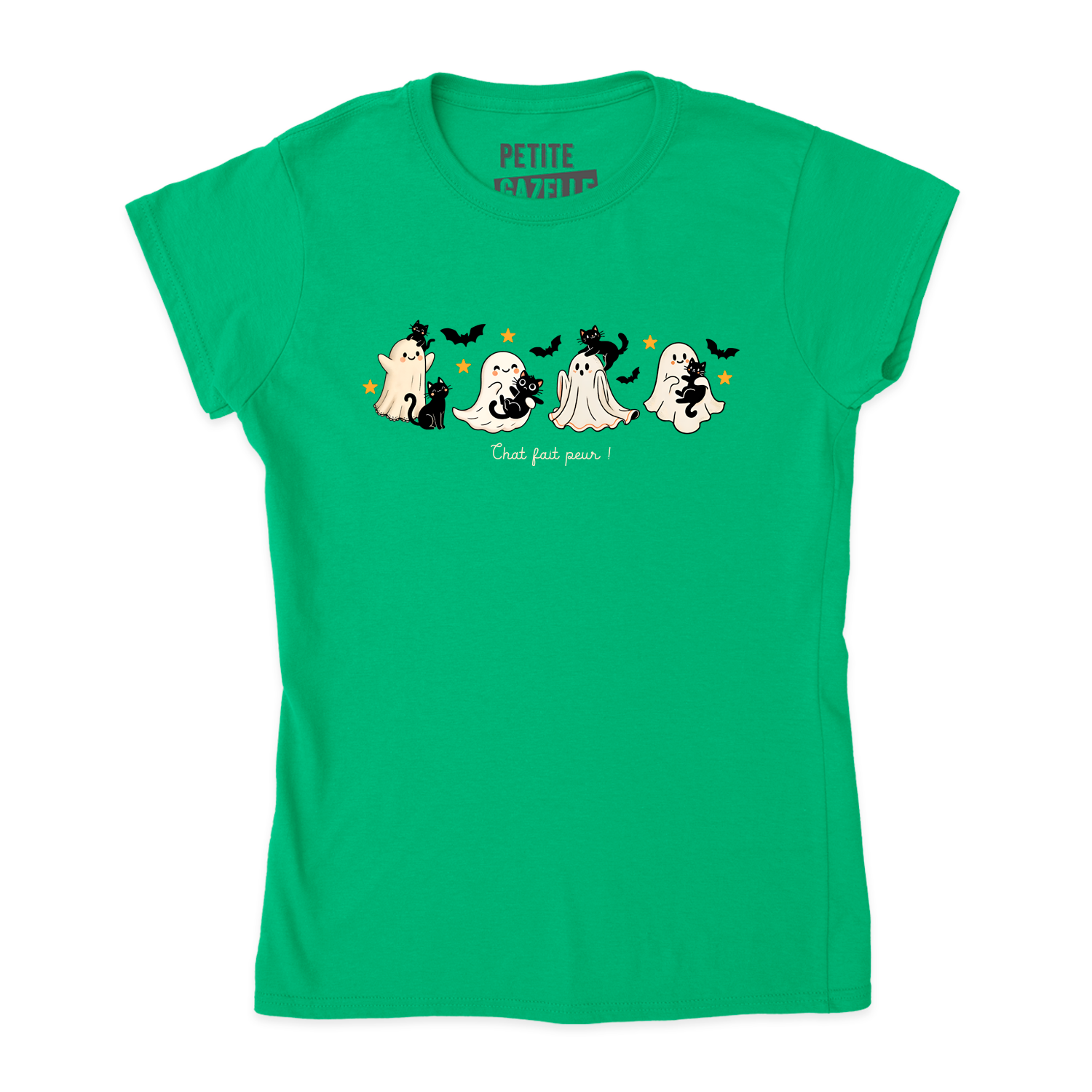 TSHIRT AJUSTÉ | Chat fait peur !