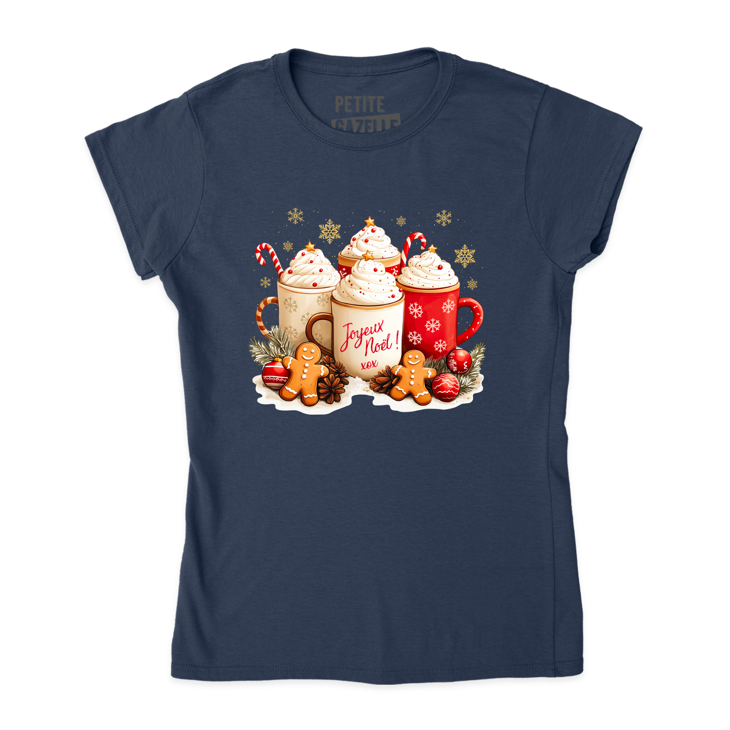 TSHIRT AJUSTÉ | Chocolats chauds & Joyeux Noël !