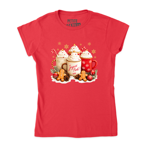 TSHIRT AJUSTÉ | Chocolats chauds & Joyeux Noël !