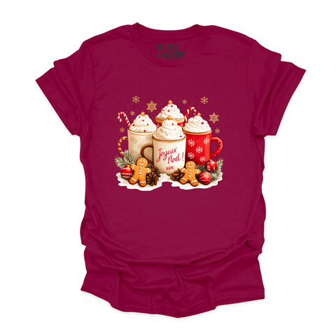 T-SHIRT COL ROND | Chocolats chauds & Joyeux Noël !