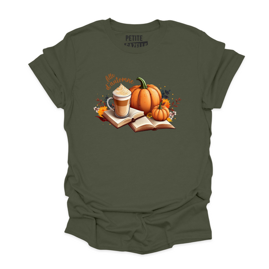 T-SHIRT COL ROND | Citrouille & Livres