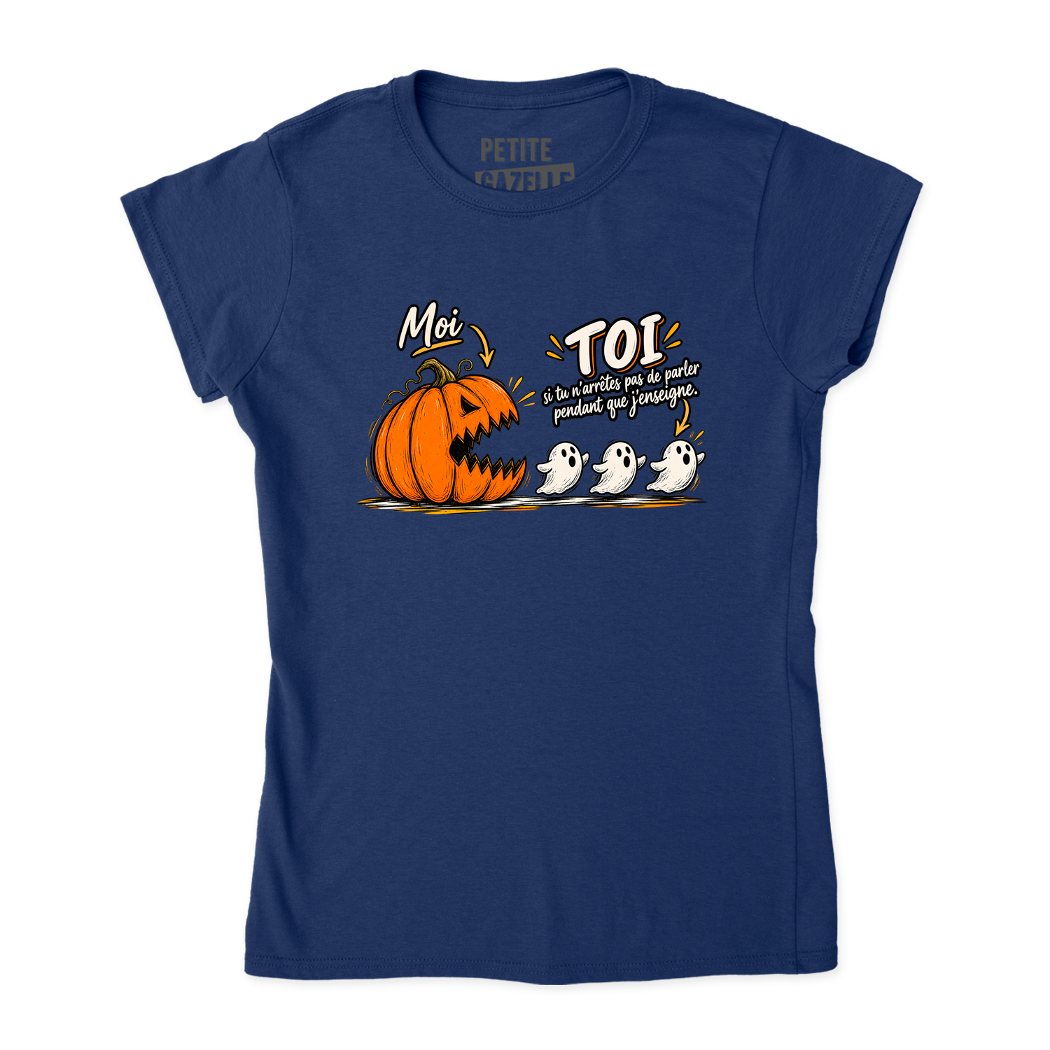 TSHIRT AJUSTÉ | Citrouille à boutte