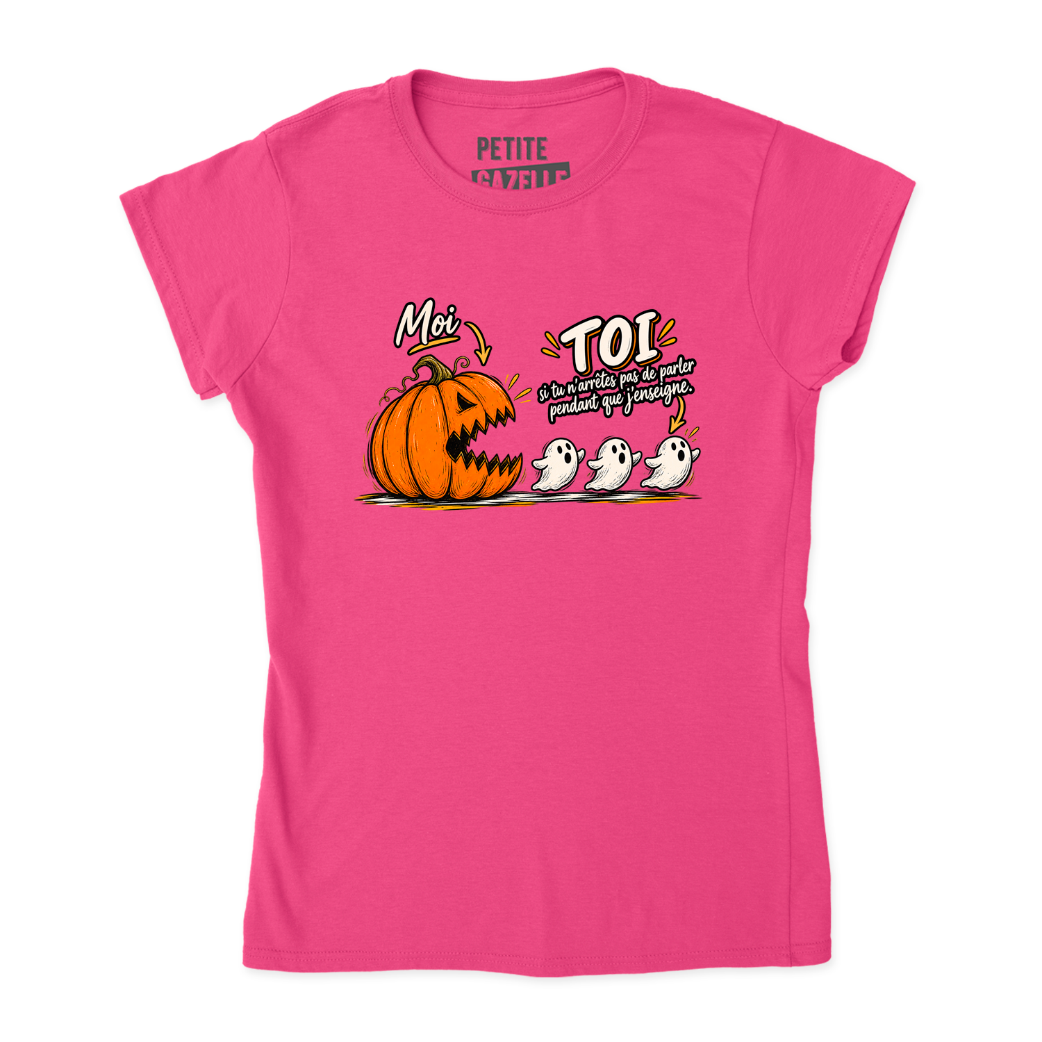 TSHIRT AJUSTÉ | Citrouille à boutte