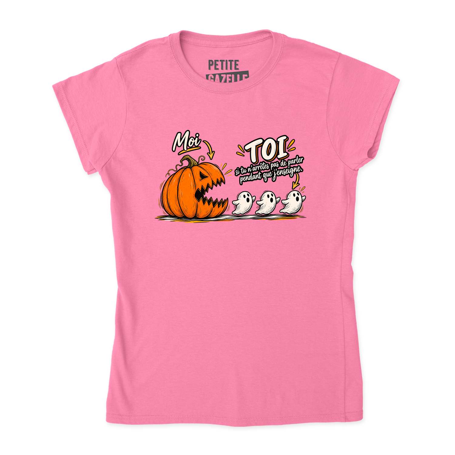 TSHIRT AJUSTÉ | Citrouille à boutte