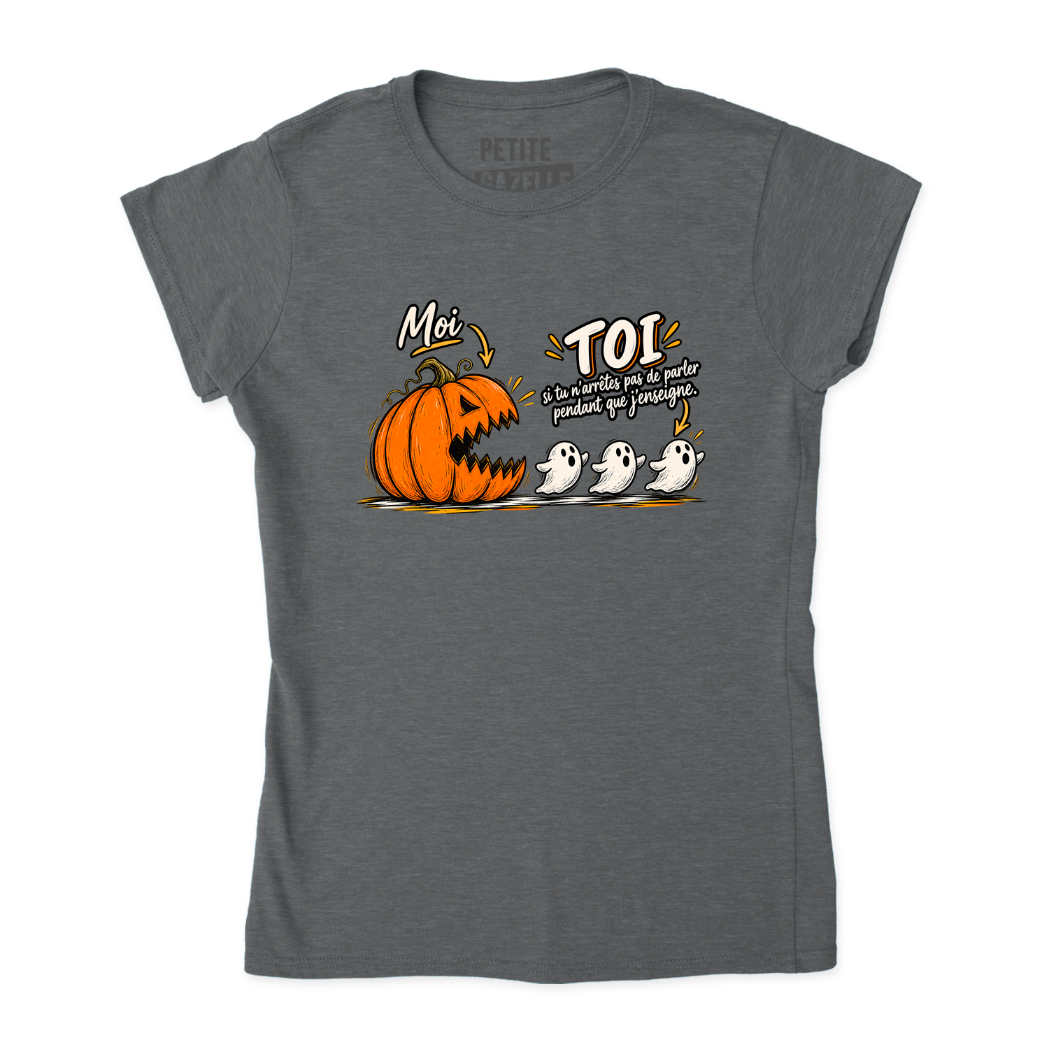 TSHIRT AJUSTÉ | Citrouille à boutte