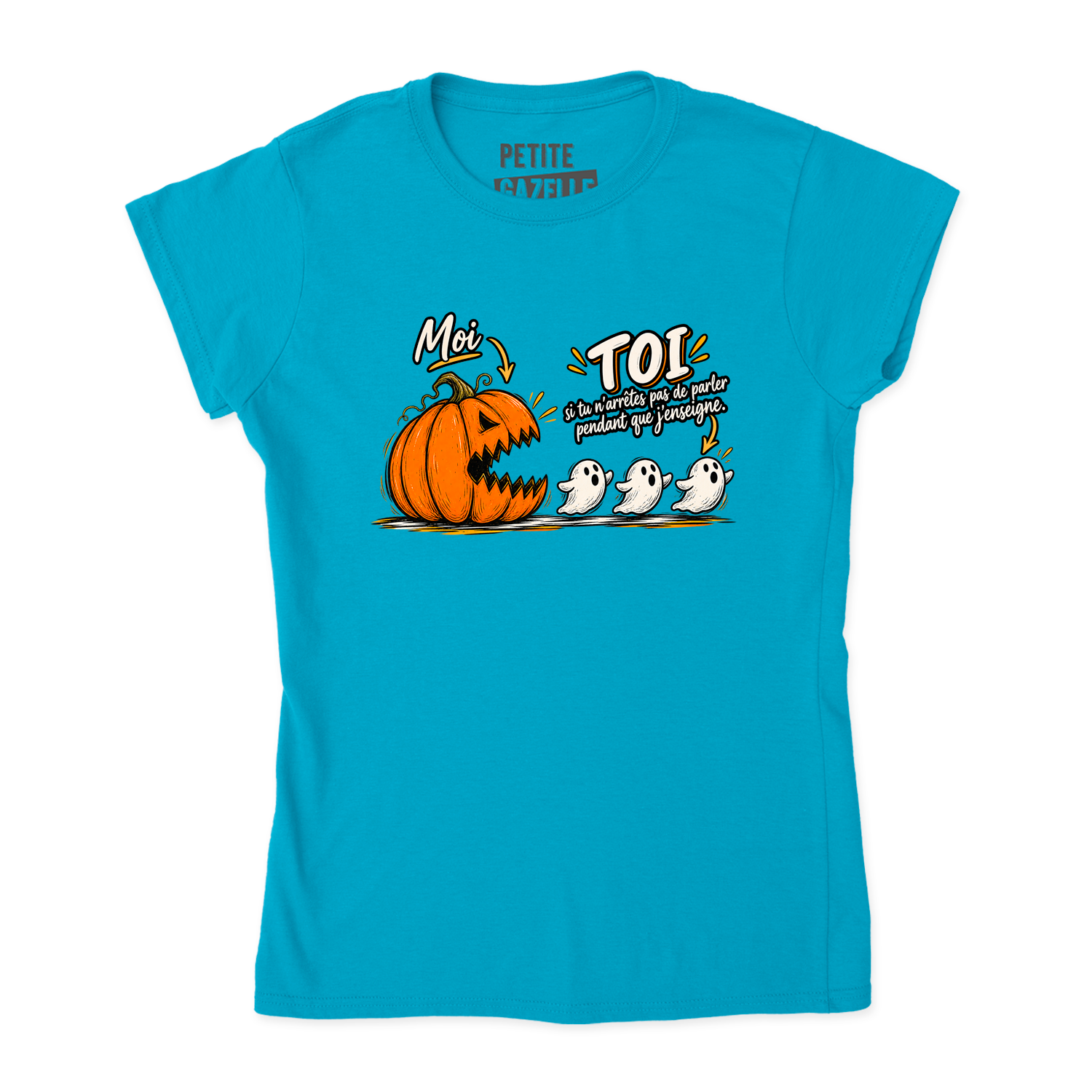 TSHIRT AJUSTÉ | Citrouille à boutte