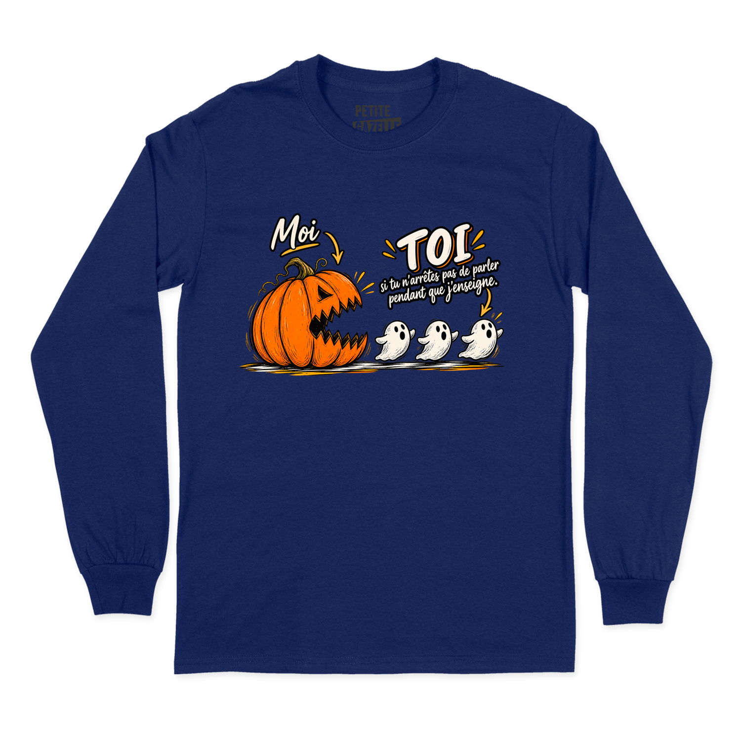 T-SHIRT À MANCHES LONGUES | Citrouille à boutte