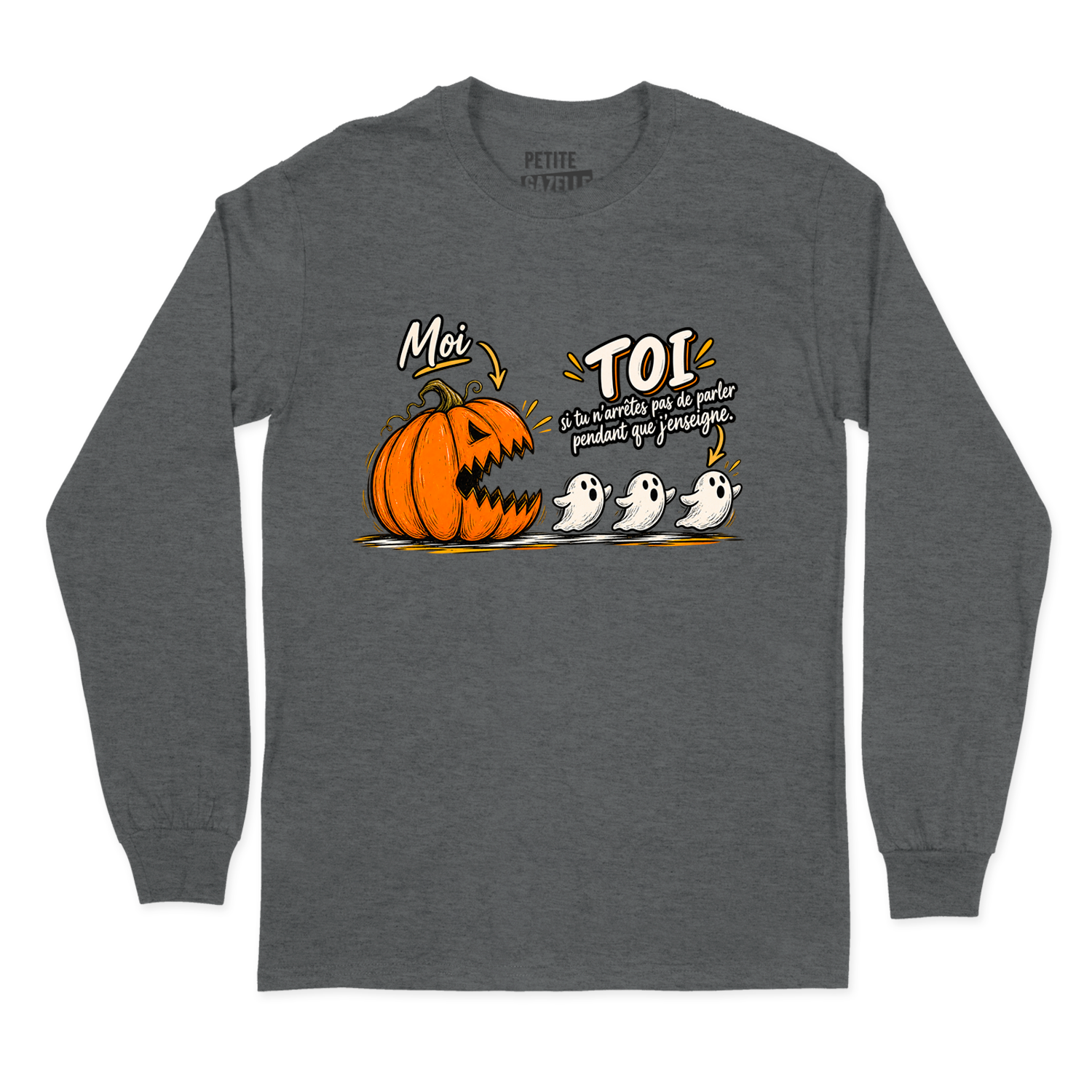 T-SHIRT À MANCHES LONGUES | Citrouille à boutte
