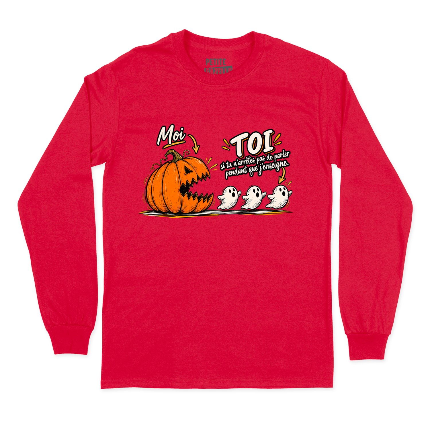 T-SHIRT À MANCHES LONGUES | Citrouille à boutte