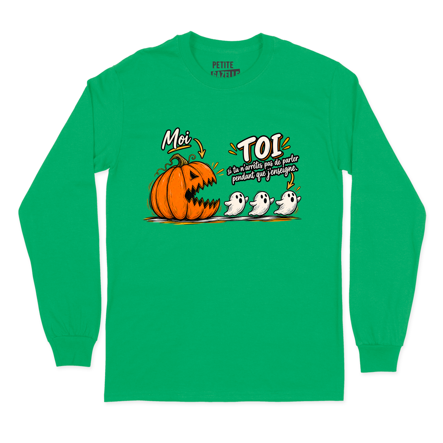 T-SHIRT À MANCHES LONGUES | Citrouille à boutte