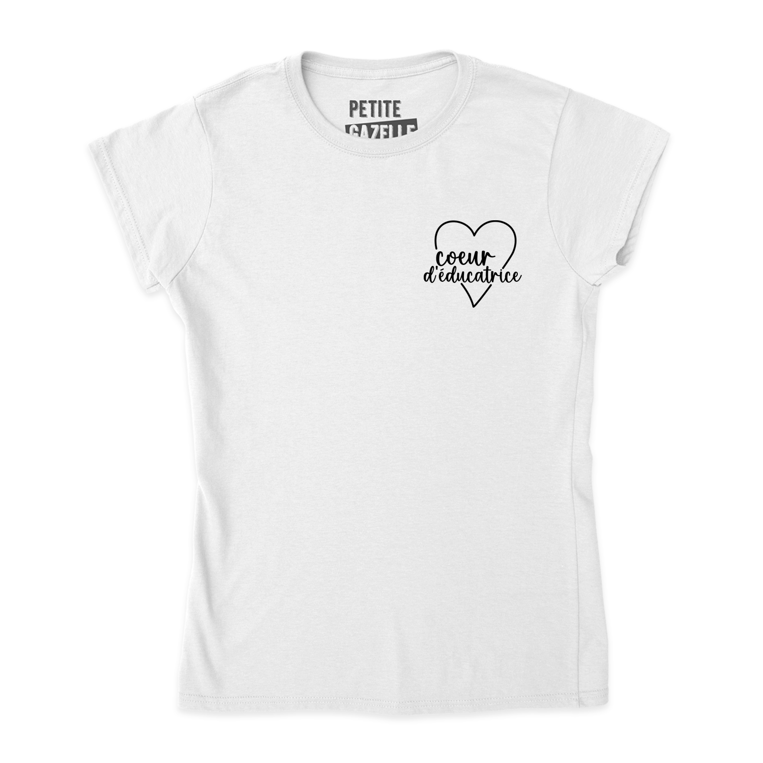 TSHIRT AJUSTÉ | Coeur d'éducatrice