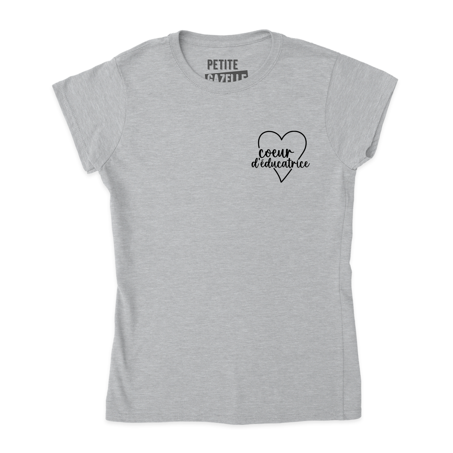 TSHIRT AJUSTÉ | Coeur d'éducatrice