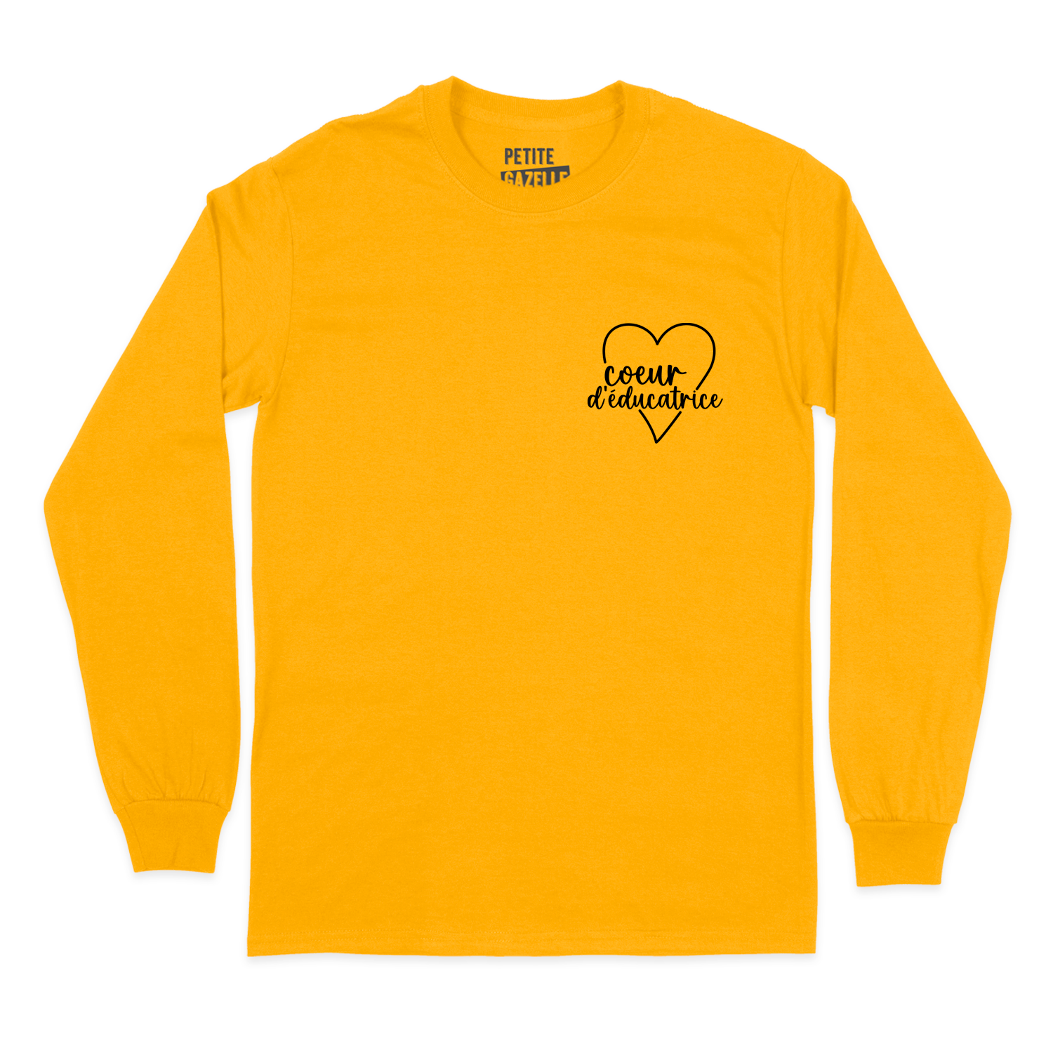T-SHIRT À MANCHES LONGUES | Coeur d'éducatrice