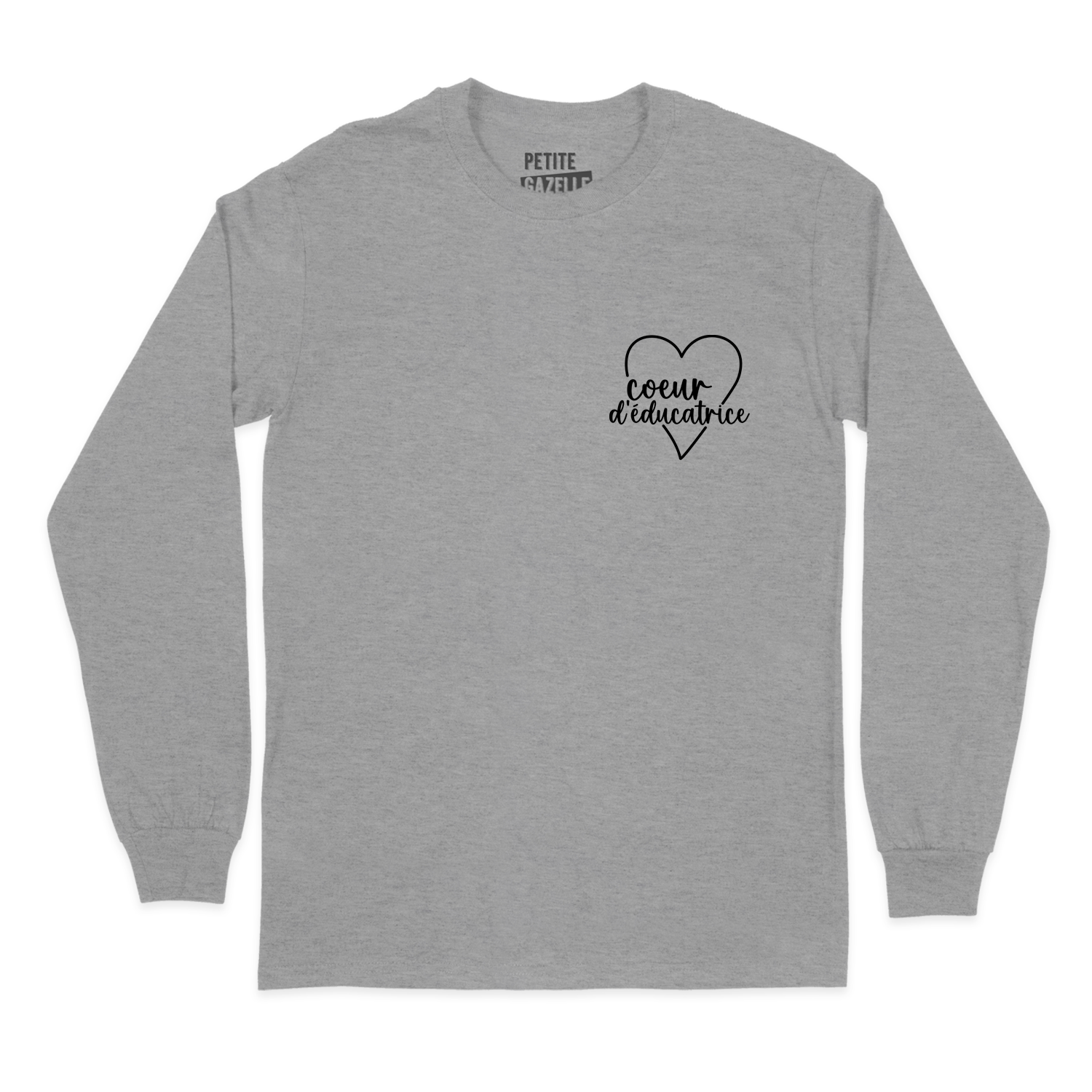 T-SHIRT À MANCHES LONGUES | Coeur d'éducatrice