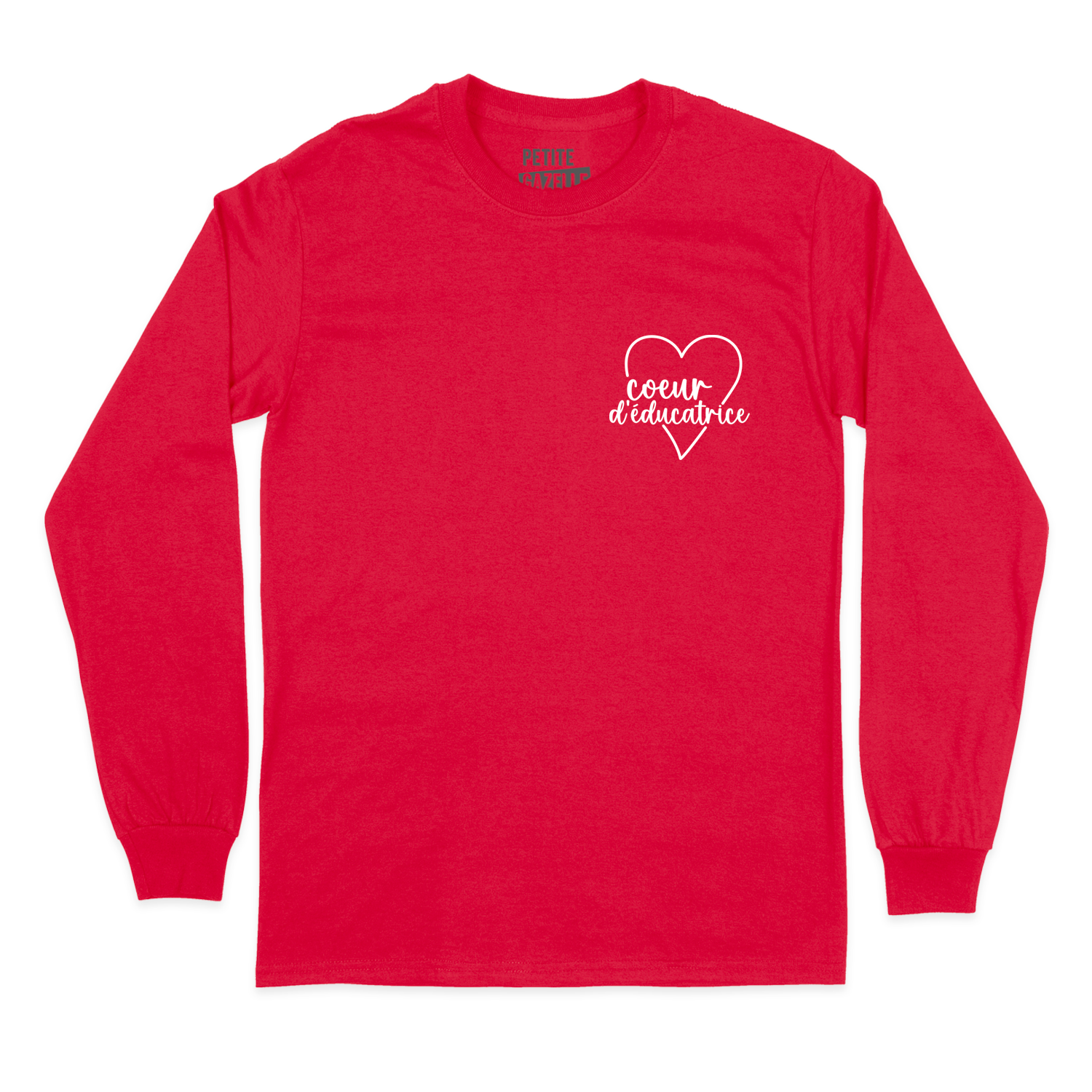 T-SHIRT À MANCHES LONGUES | Coeur d'éducatrice