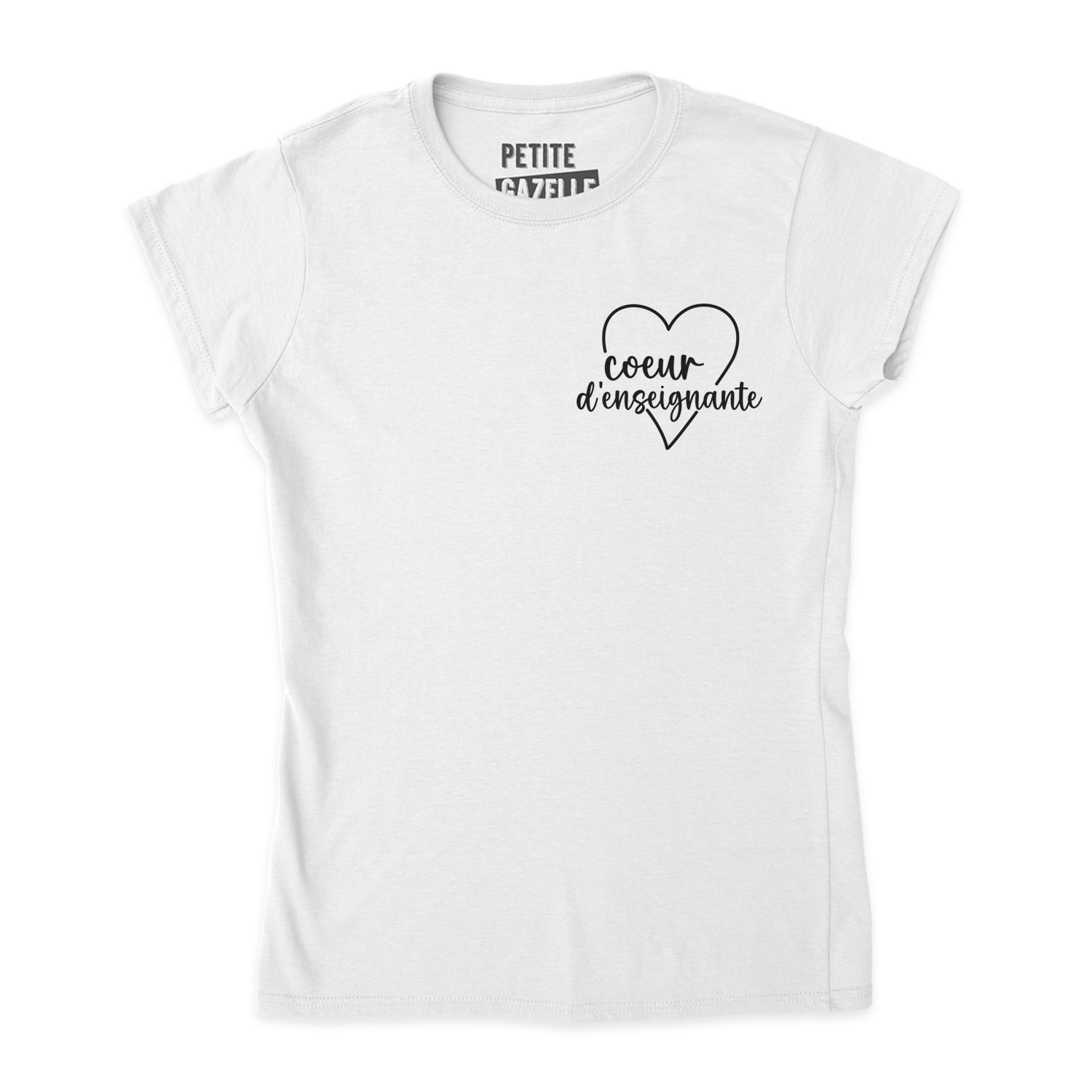 TSHIRT AJUSTÉ | Coeur d'enseignante