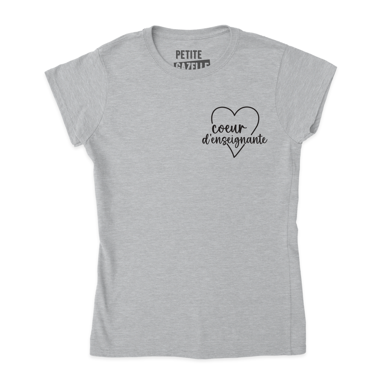 TSHIRT AJUSTÉ | Coeur d'enseignante