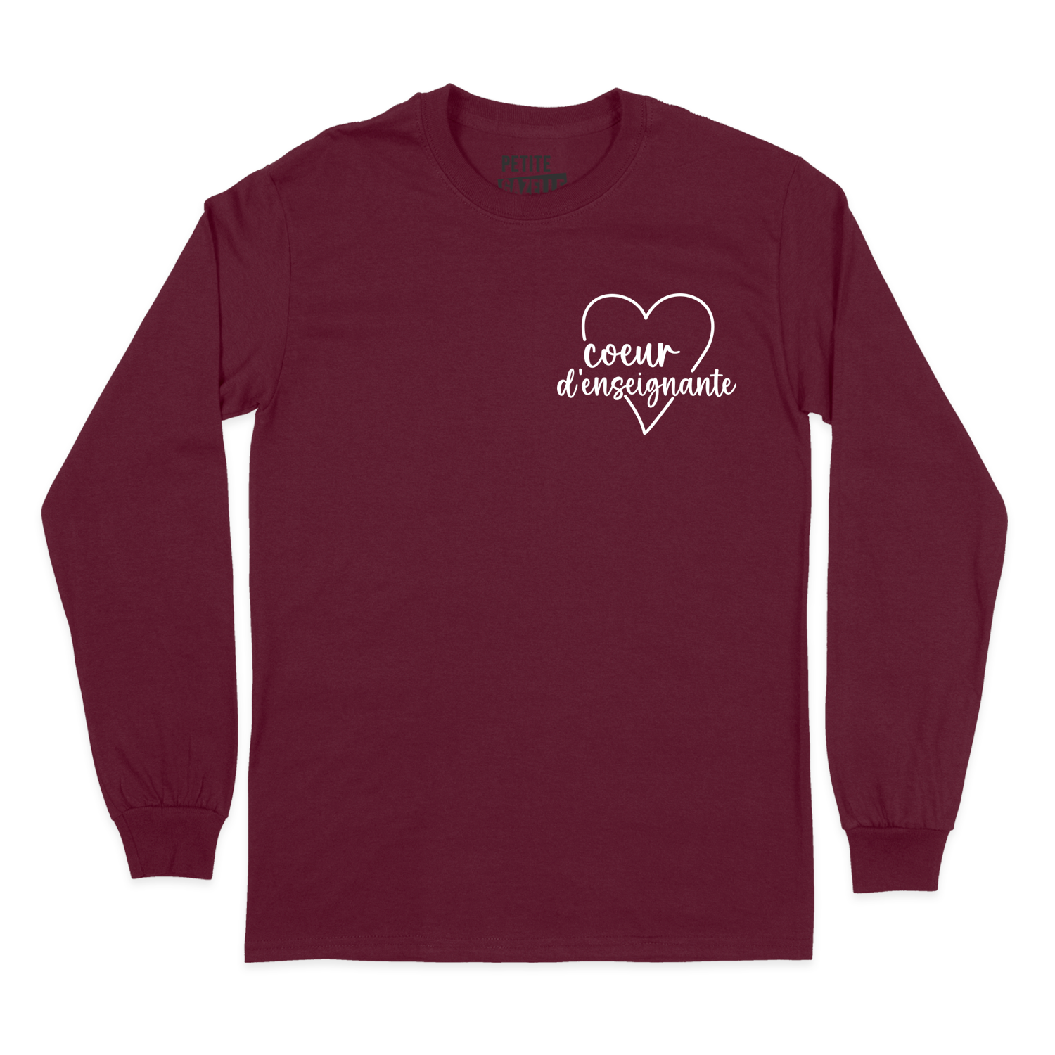 T-SHIRT À MANCHES LONGUES | Coeur d'enseignante