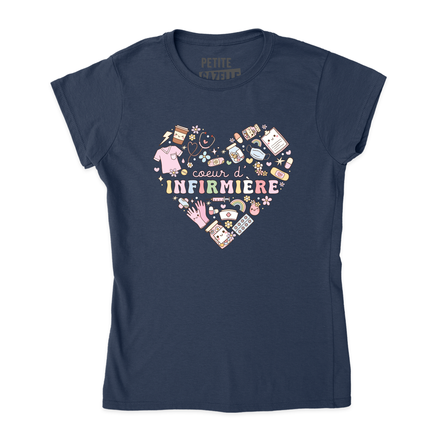 TSHIRT AJUSTÉ | Coeur d'infirmière