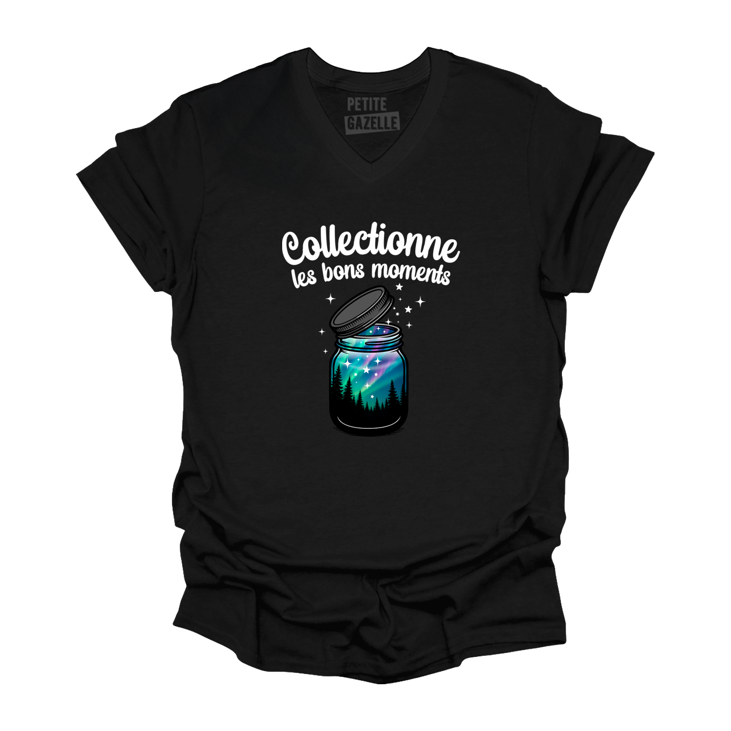 TSHIRT COL en V | Collectionne les bons moments