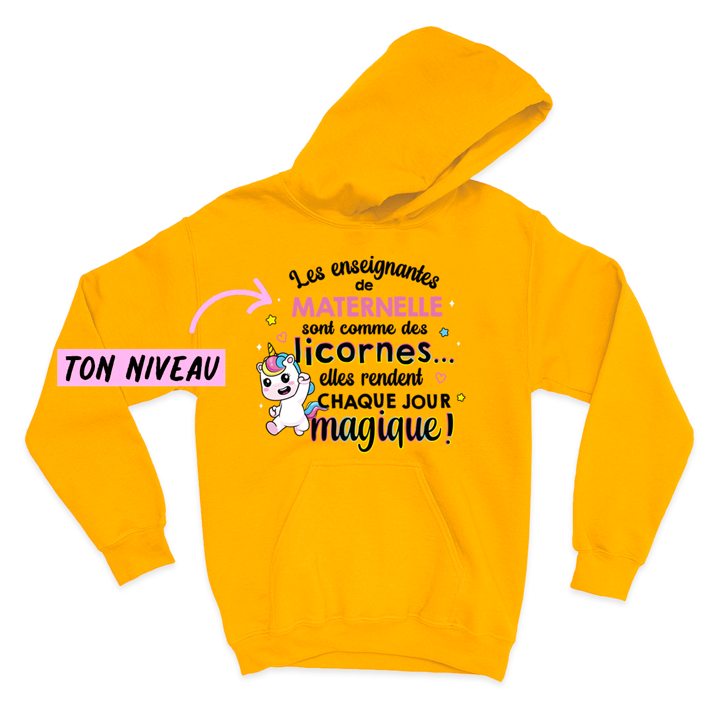 HOODIE | Les enseignantes sont comme des licornes