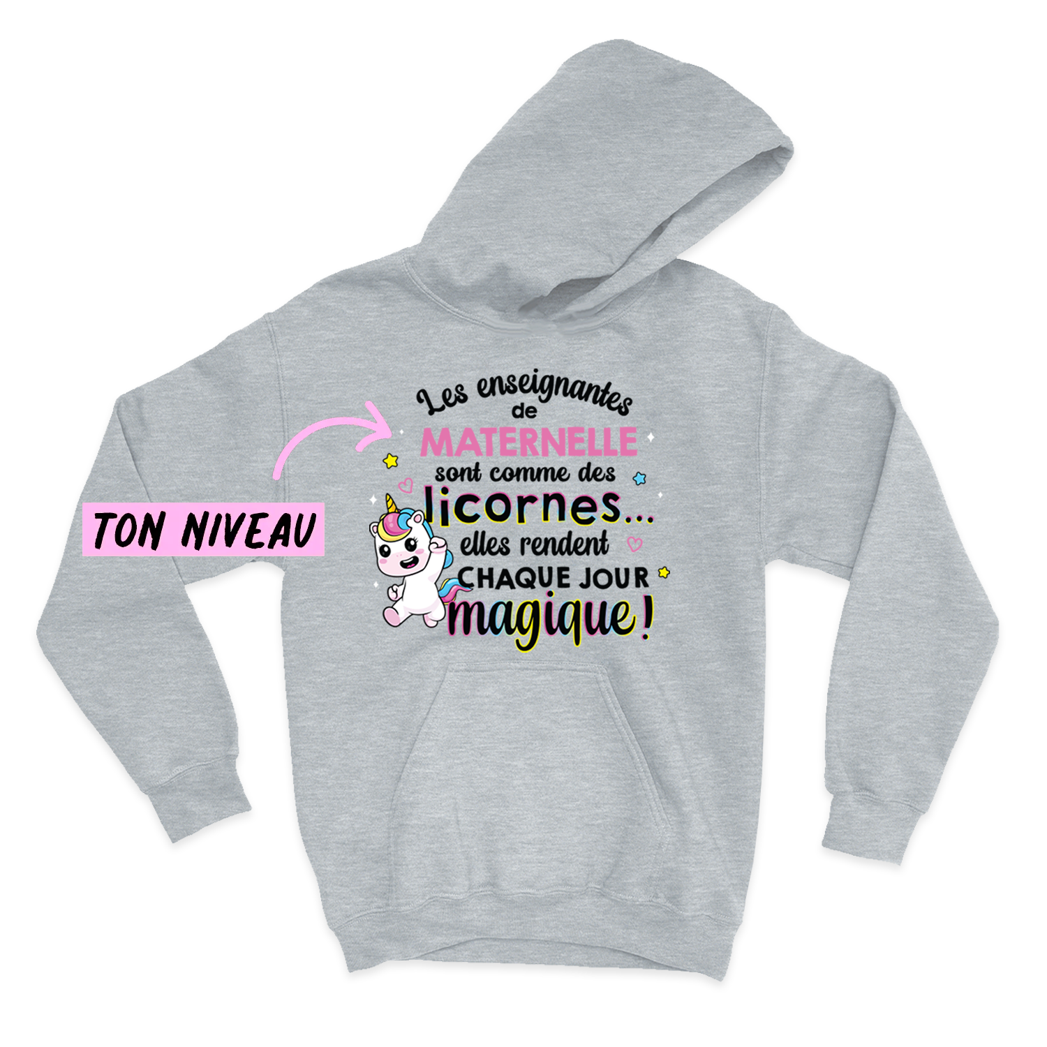 HOODIE | Les enseignantes sont comme des licornes
