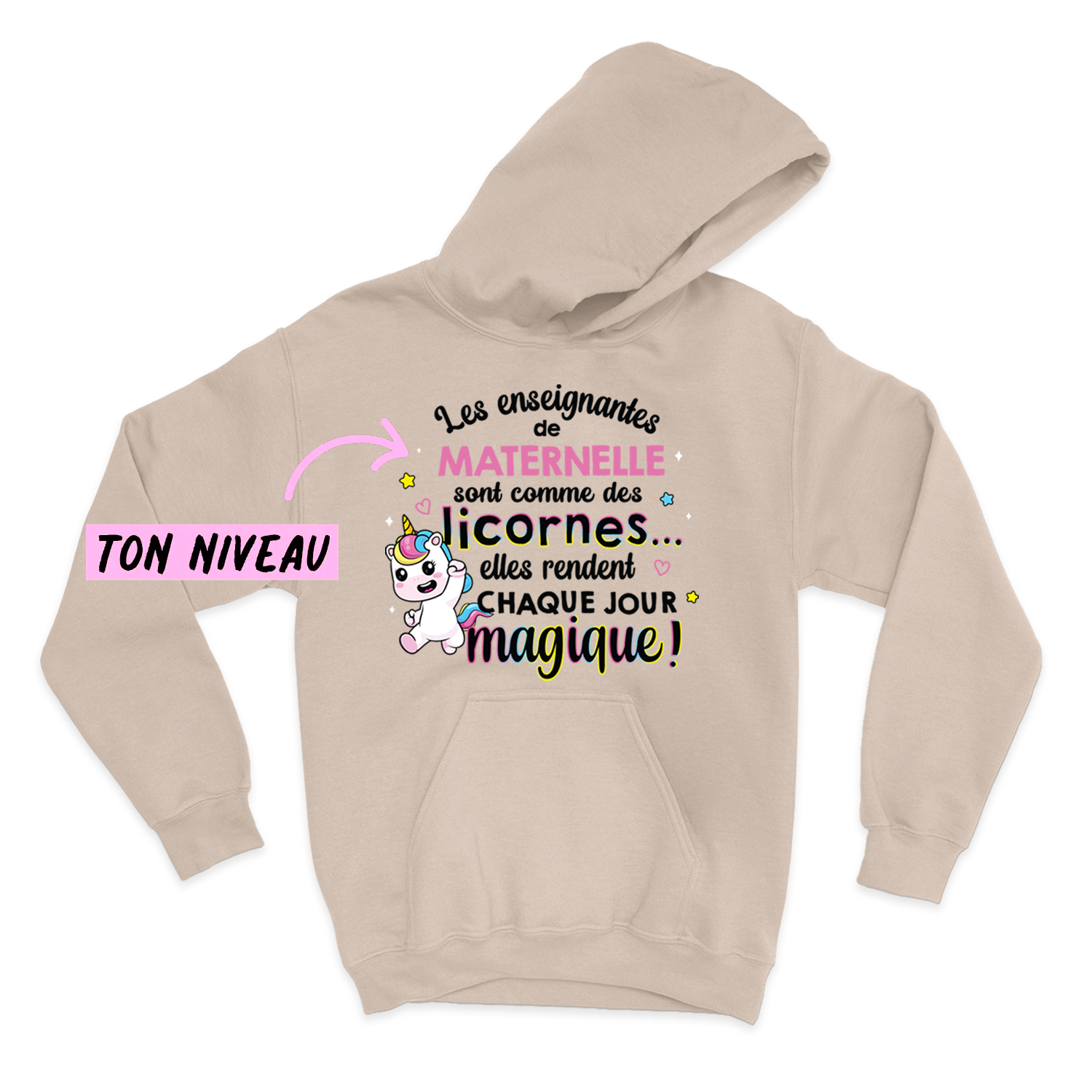 HOODIE | Les enseignantes sont comme des licornes