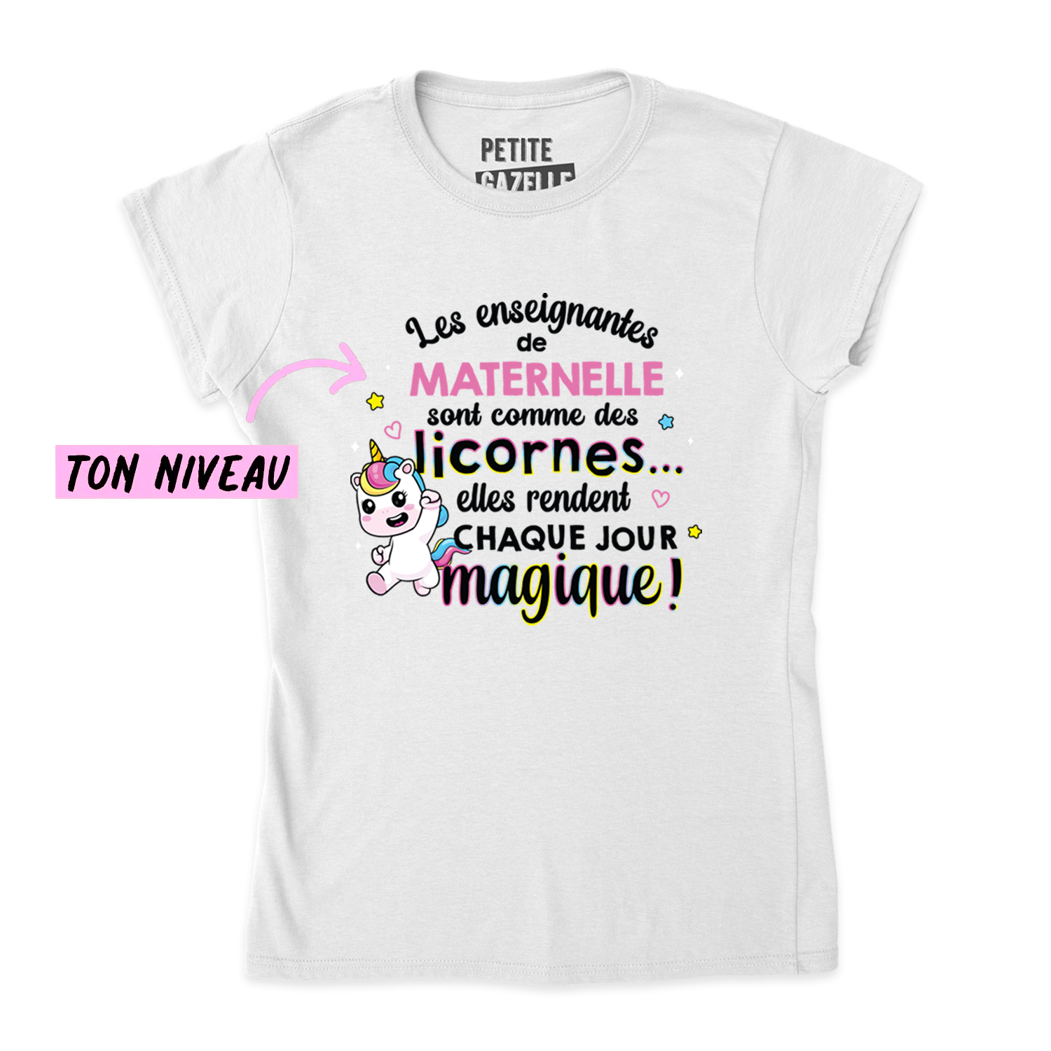 TSHIRT AJUSTÉ | Les enseignantes sont comme des licornes