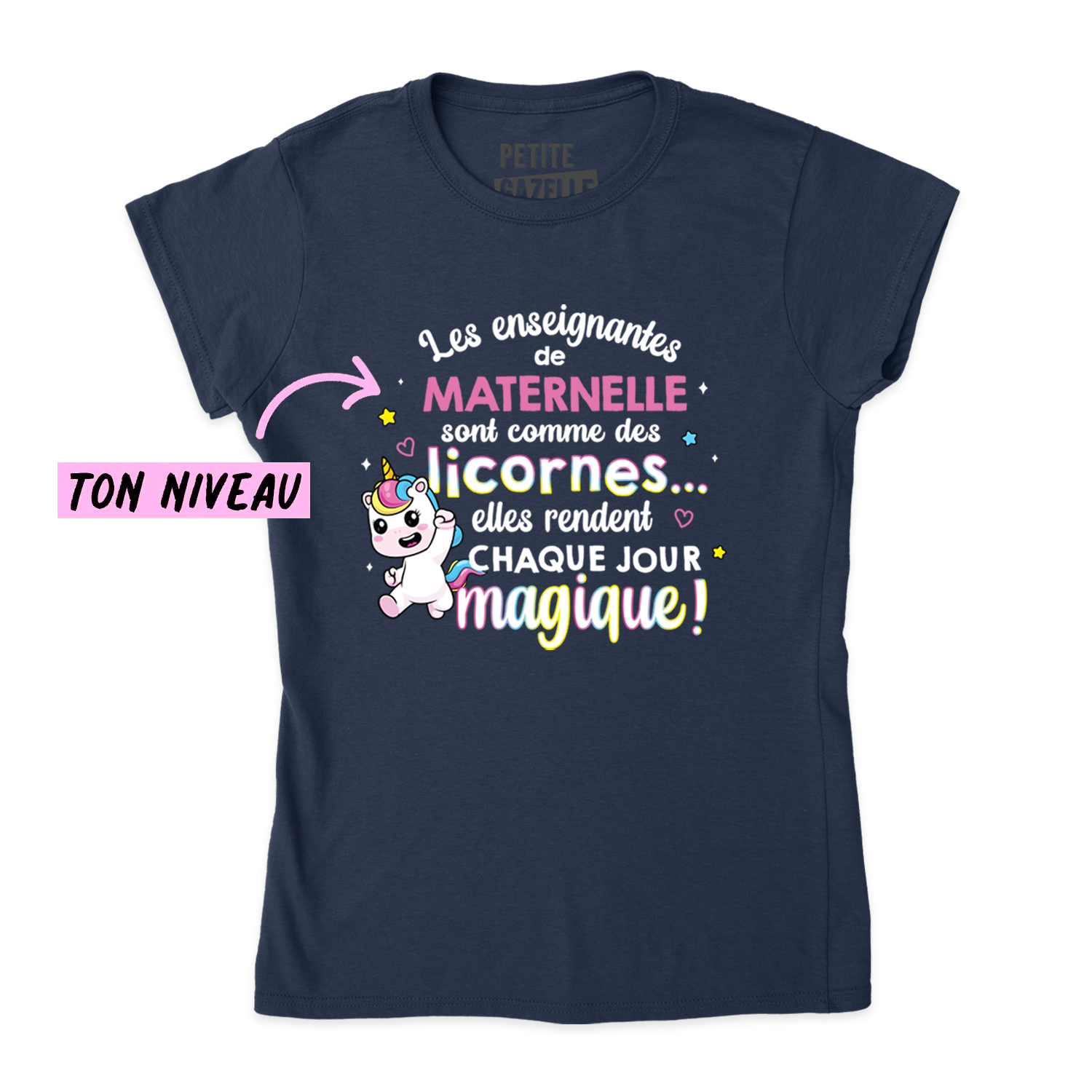 TSHIRT AJUSTÉ | Les enseignantes sont comme des licornes