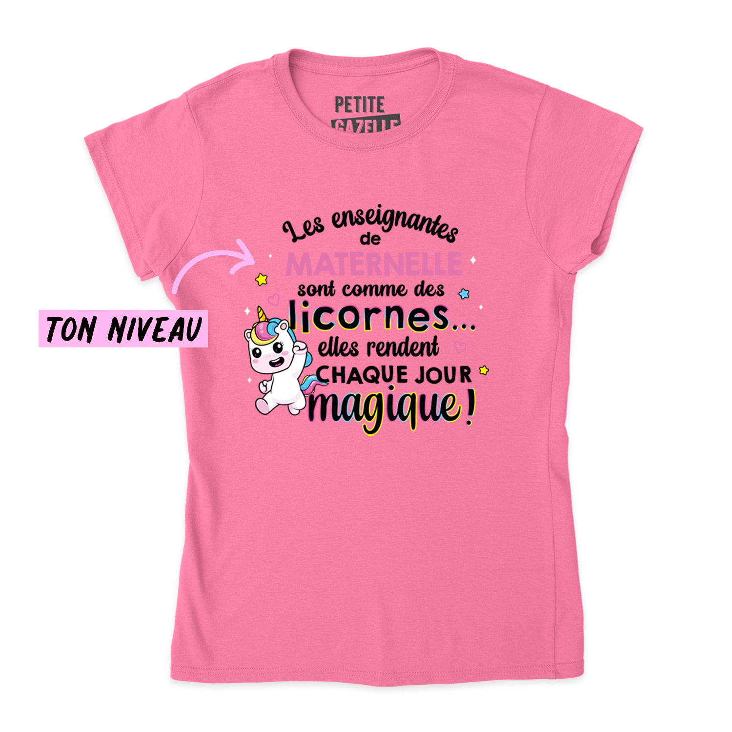 TSHIRT AJUSTÉ | Les enseignantes sont comme des licornes