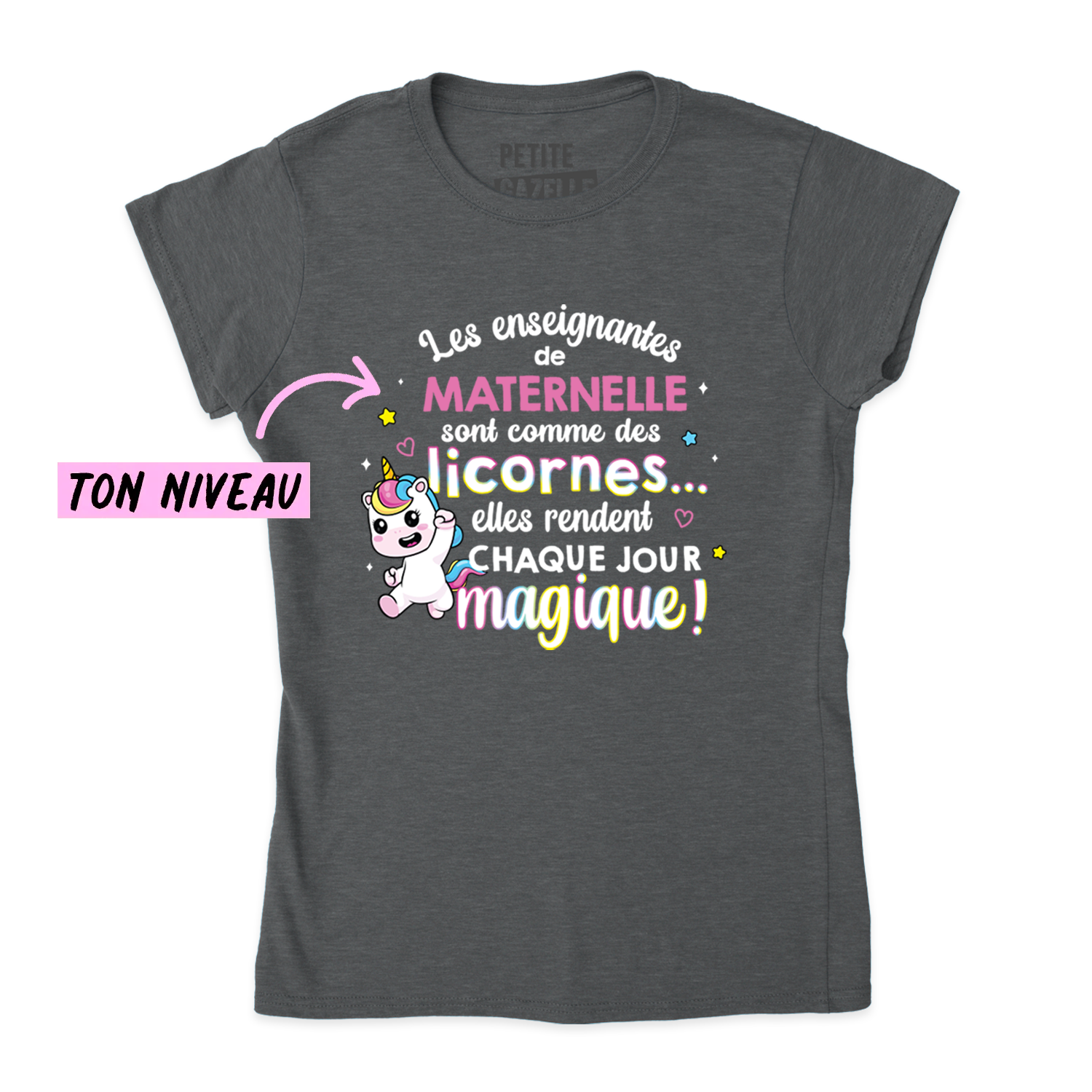 TSHIRT AJUSTÉ | Les enseignantes sont comme des licornes