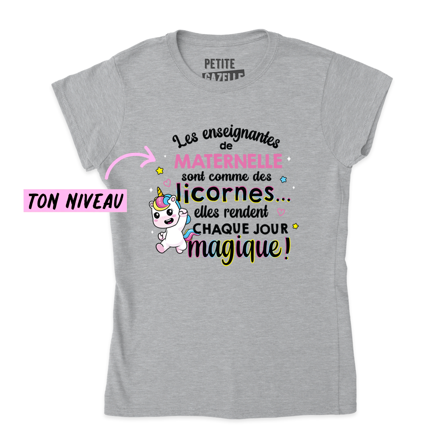 TSHIRT AJUSTÉ | Les enseignantes sont comme des licornes